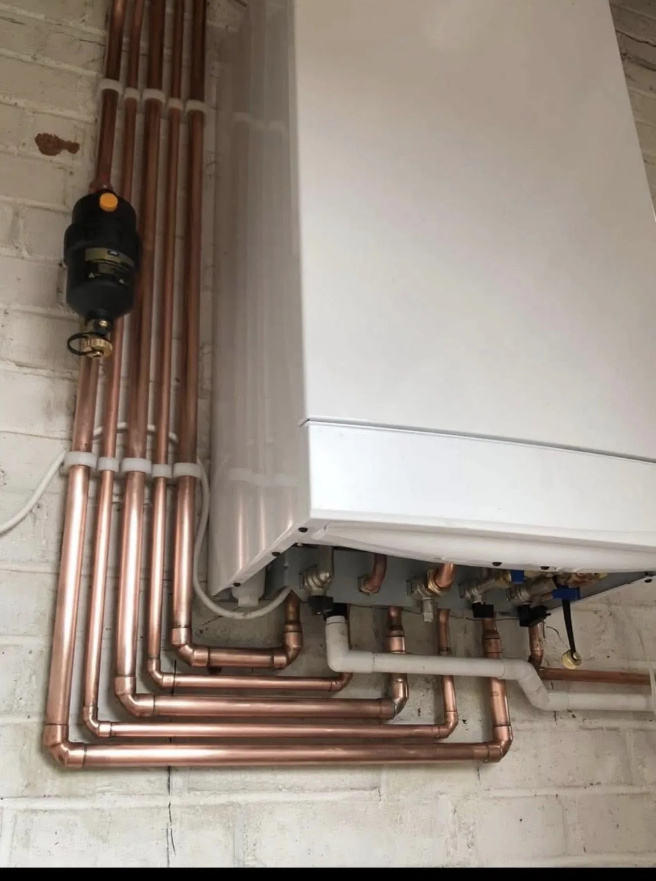 Finished boiler install ready for handover