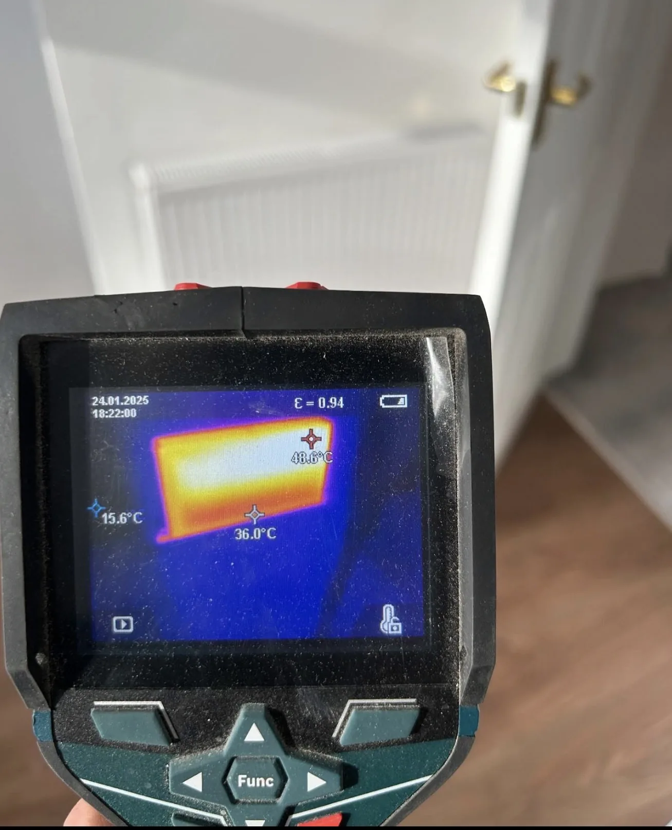 Radiator being valved off during powerflush